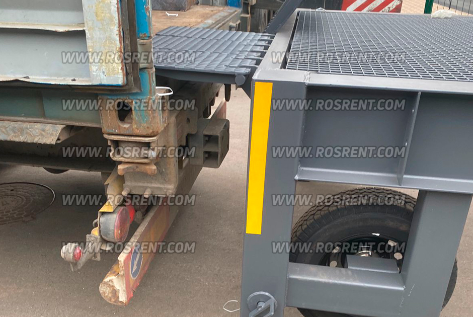 Мобильная рампа Forker OSAR-2-STD-2.4 для погрузки и выгрузки фур и ...