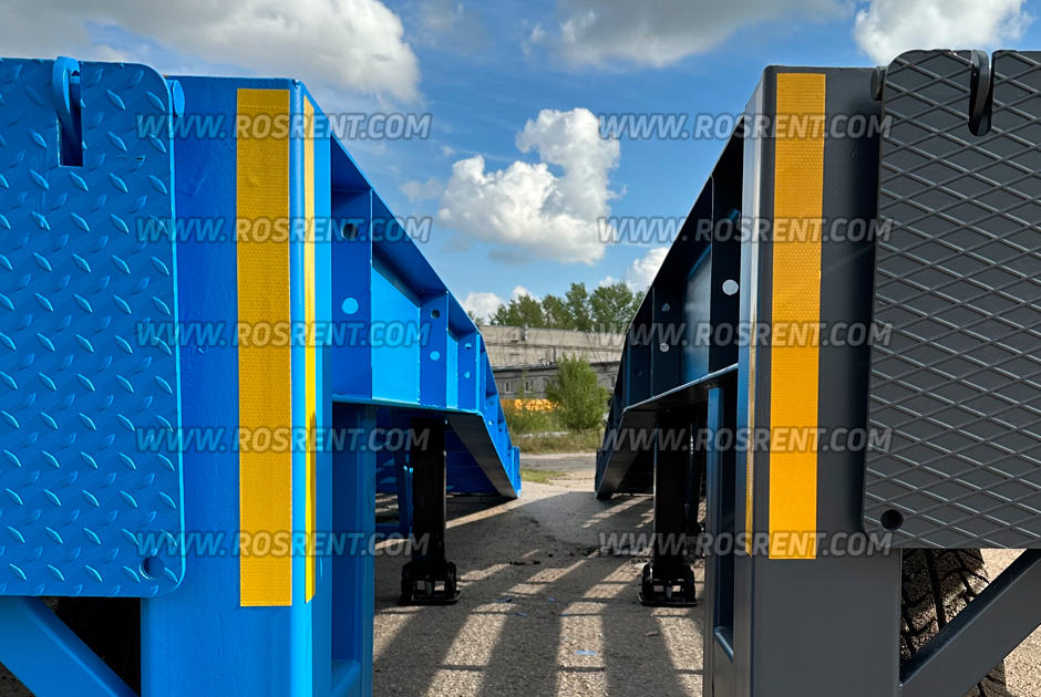 Мобильная рампа Forker OSAR-2-STD для погрузки и выгрузки фур и ...